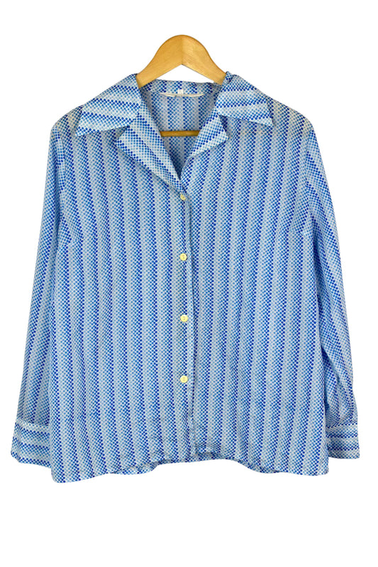 Polka Dot Print Blouse