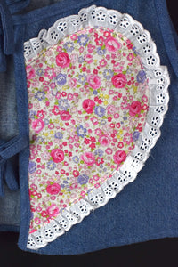 Reworked Denim Crop Top