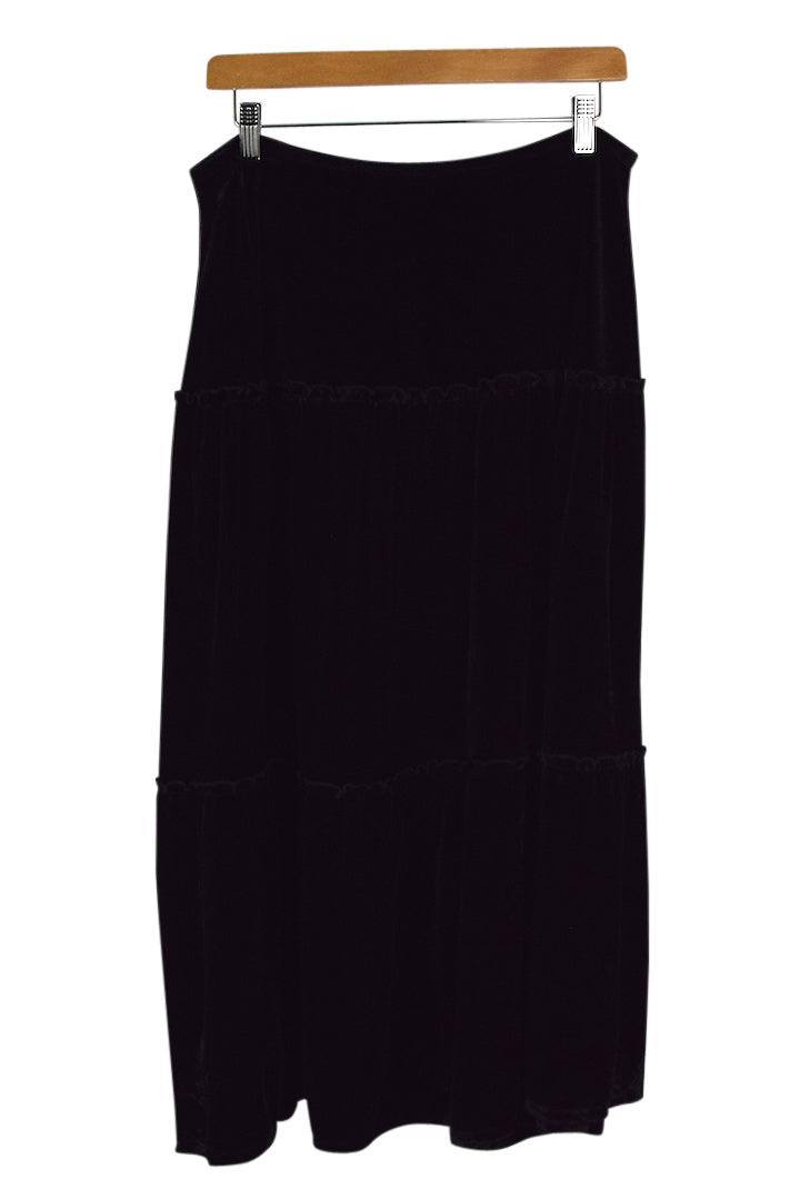 Black Velvet Skirt