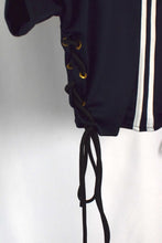 Load image into Gallery viewer, Reworked Adidas Brand Crop Top

