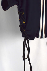 Reworked Adidas Brand Crop Top