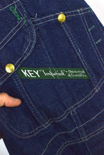Load image into Gallery viewer, 80s/90s Key Brand Denim Overalls
