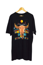 Load image into Gallery viewer, 80s/90s Aztec Bull Skull T-shirt
