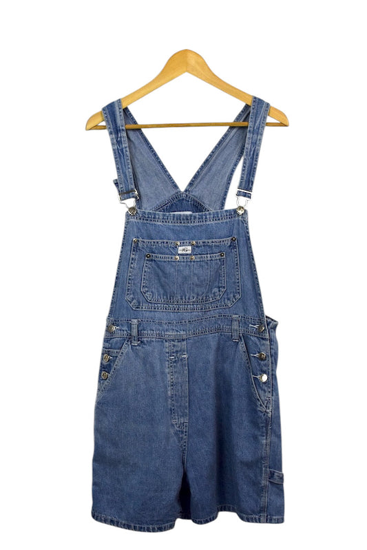 Short Denim Overalls