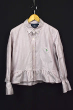 Load image into Gallery viewer, Reworked Cropped Ralph Lauren Brand Top
