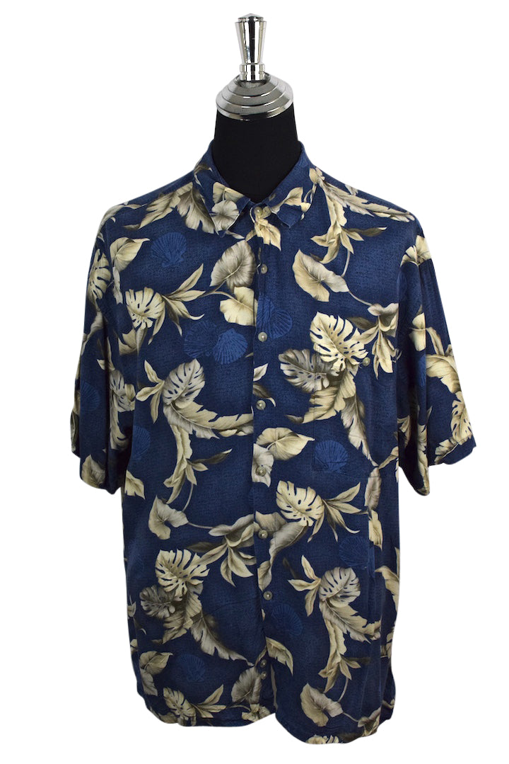 Leaf and Shell Print Shirt