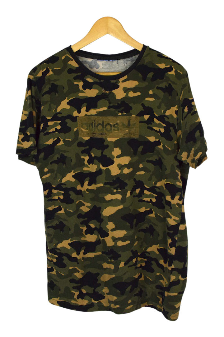 Camo Print Adidas Brand T-Shirt