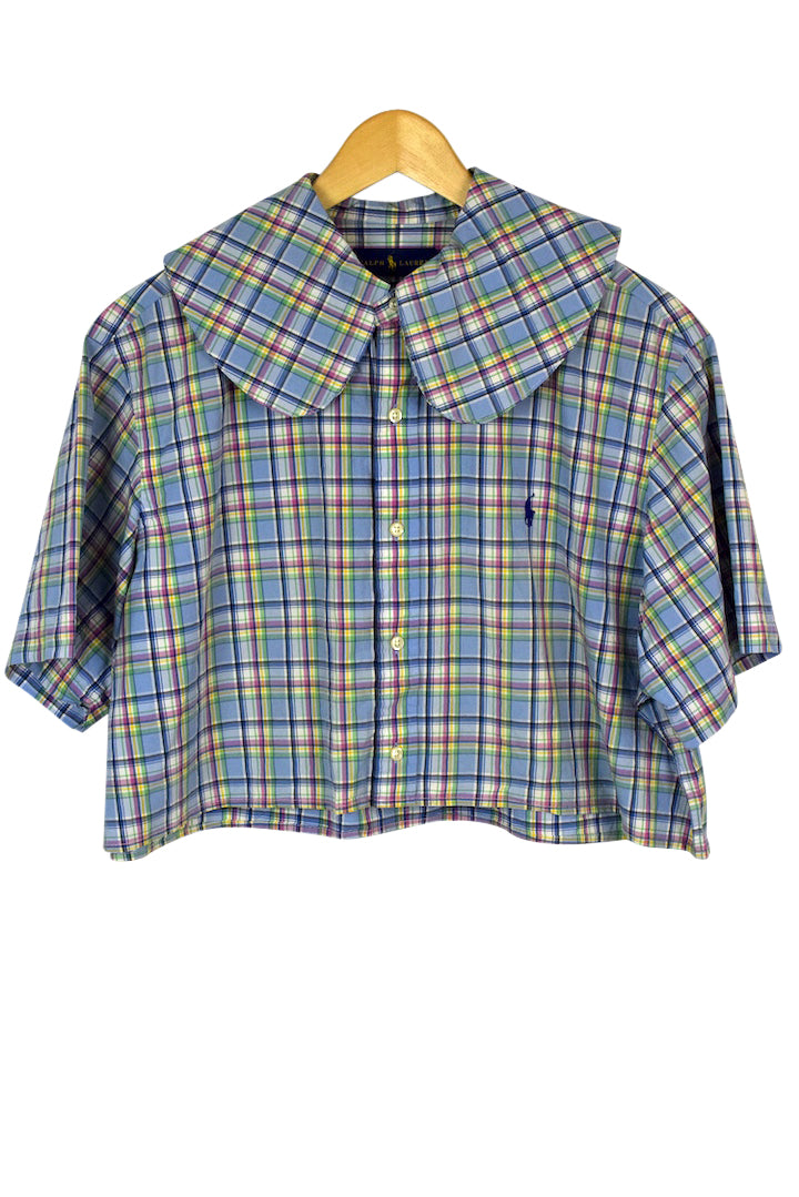 Reworked Ralph Lauren Brand Brand Crop Top