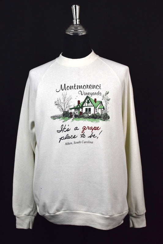 80s/90s Montmorenci Vineyards Print Sweatshirt