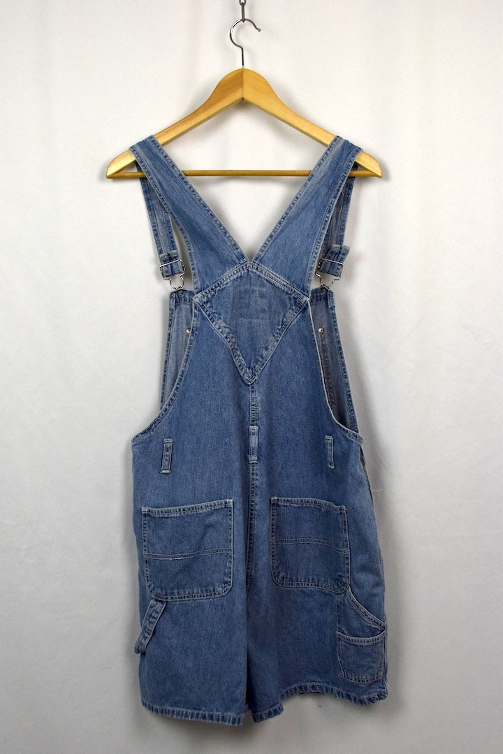 Short Denim Overalls