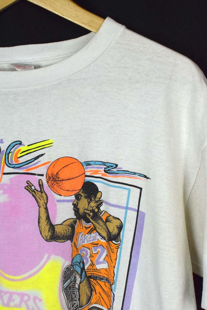 1989 Magic Johnson Los Angeles Lakers NBA T-shirt