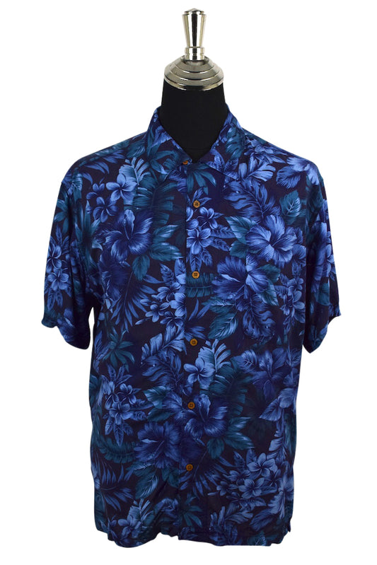 Blue Standard Brand Hawaiian Shirt