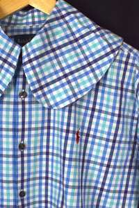 Reworked Cropped Ralph Lauren Brand Top