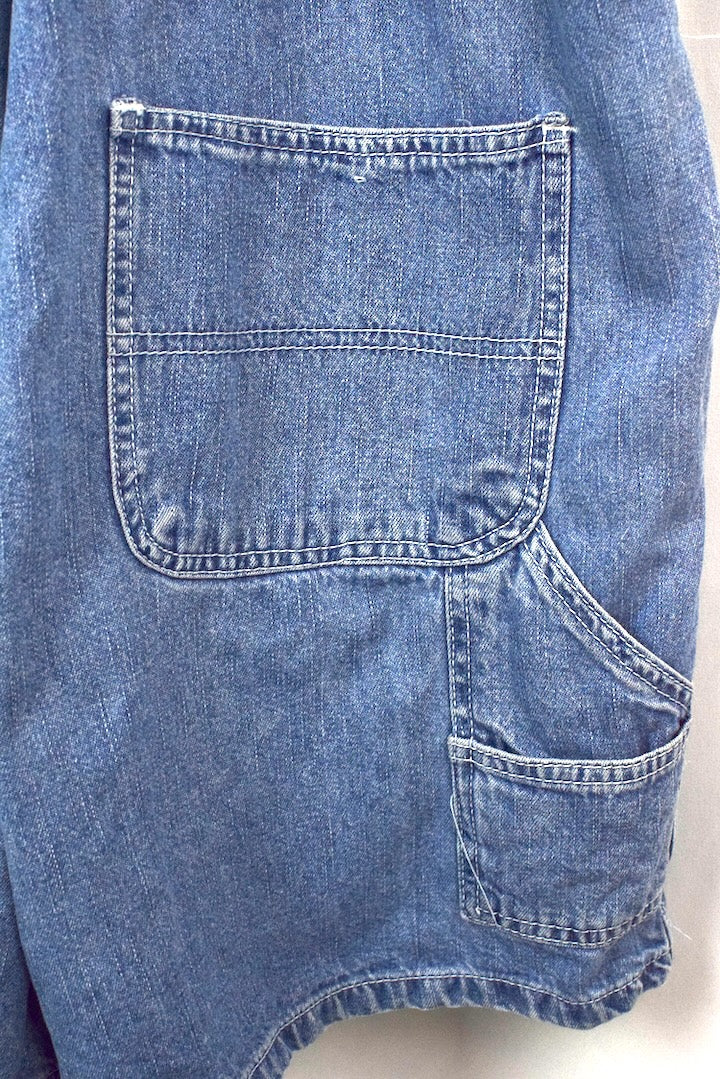 Short Denim Overalls