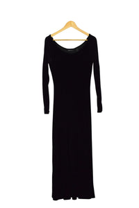 Black Velvet Dress