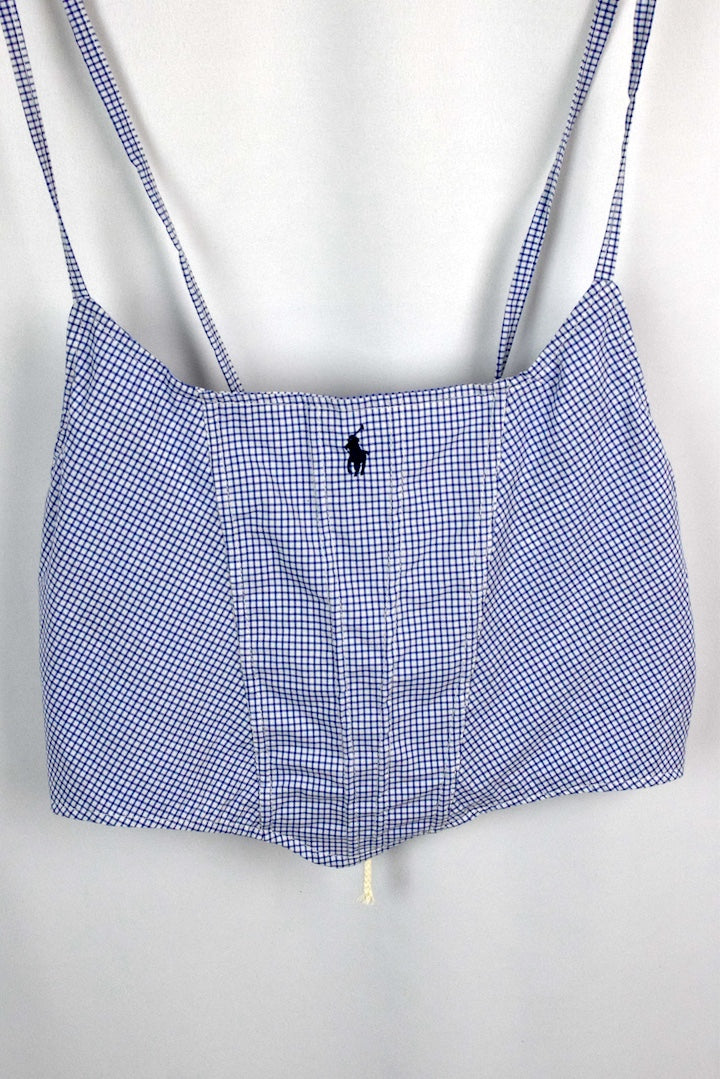 Reworked Ralph Lauren Brand Corset Style Top