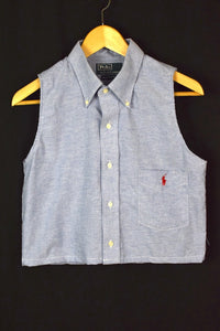 Reworked Ralph Lauren brand Crop Top