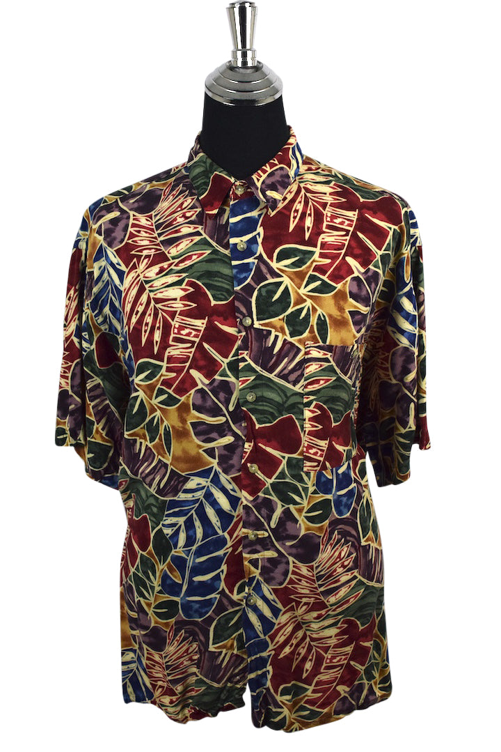 Pierre Cardin Brand Leaf Print Shirt