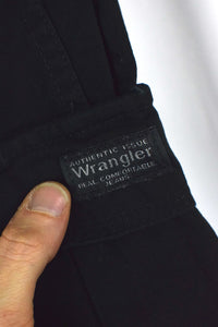 Black Wrangler Brand Cargo Pants