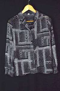 Polka Dot Print Blouse