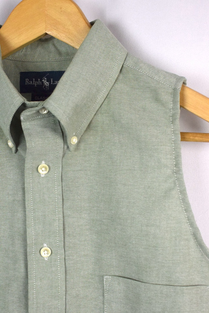 Reworked Cropped Ralph Lauren Brand Top
