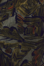 Load image into Gallery viewer, Green Abstract Print Skirt
