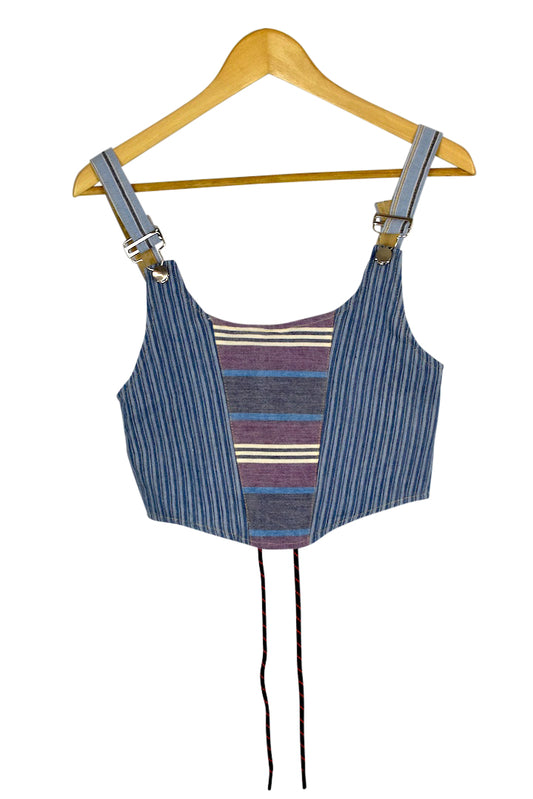 Reworked Corset Style Top