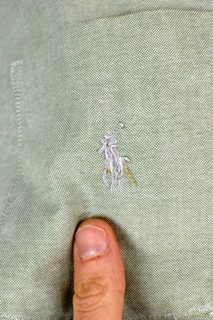 Reworked Cropped Ralph Lauren Brand Top