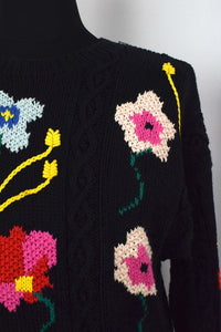 Floral Knitted Jumper