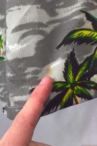 Vintage Tropical Island Print Hawaiian Shirt
