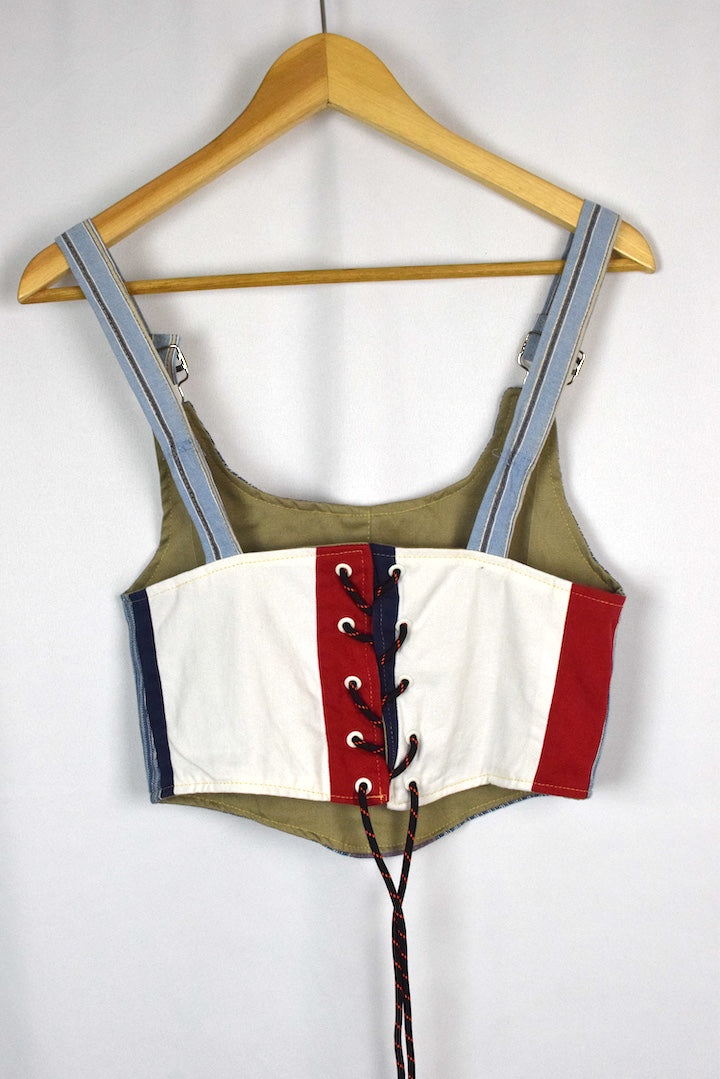 Reworked Corset Style Top