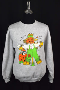 80s/90s Pumpkin Scarecrow Sweatshirt