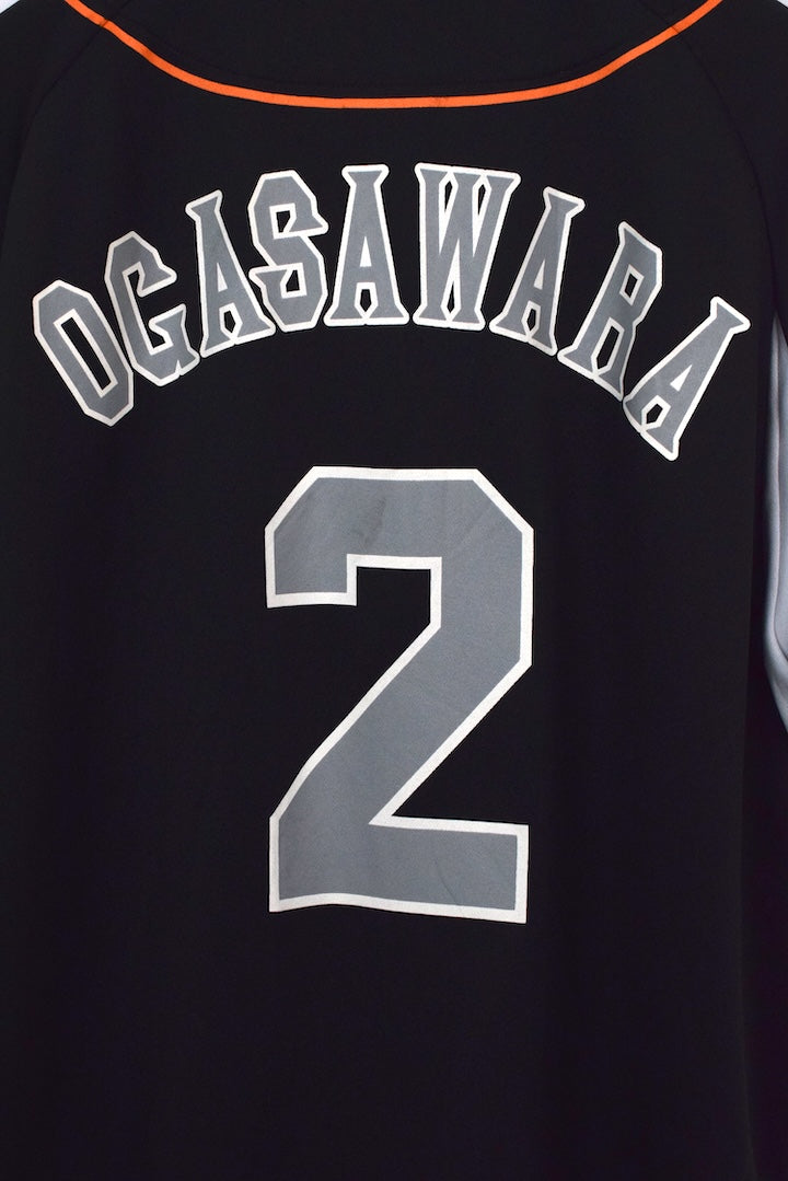 Michihiro Ogasawara San Francisco Giants MLB Warm Up Top