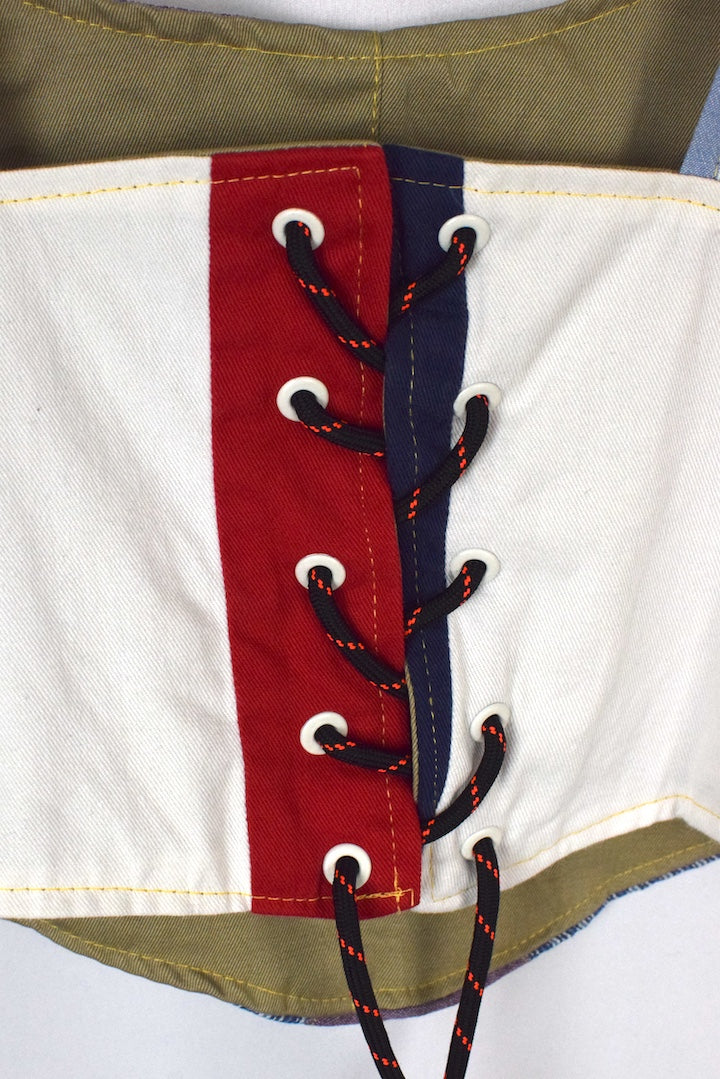 Reworked Corset Style Top