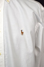 Load image into Gallery viewer, White Ralph Lauren Brand Shirt
