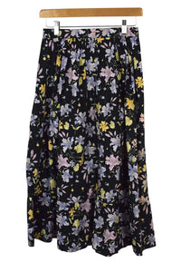 Reworked Floral Print Skirt