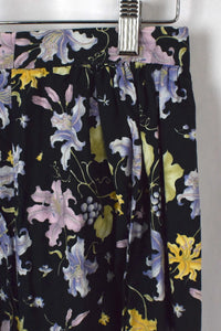 Reworked Floral Print Skirt
