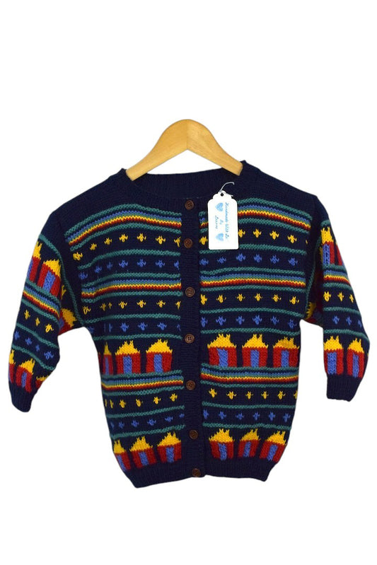 Hand-Knitted Children's Cardigan