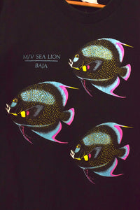 80s/90s Vibrant Fish Print Shirt