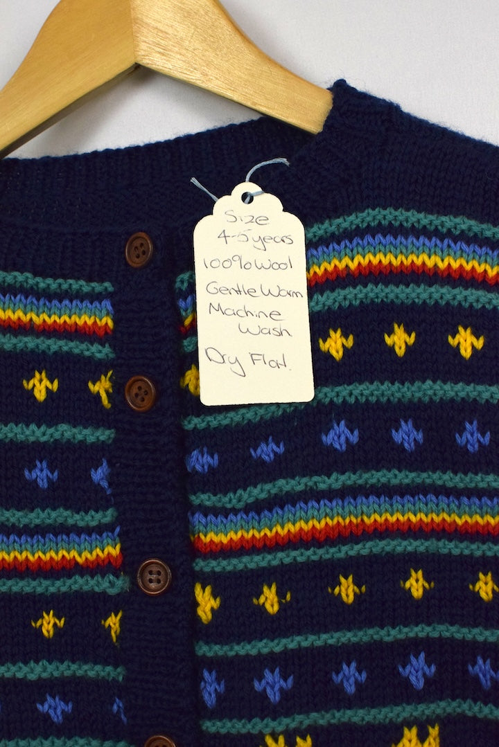 Hand-Knitted Children's Cardigan