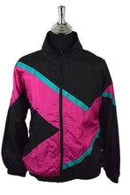 Load image into Gallery viewer, Black and Pink Spray Jacket
