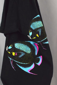 80s/90s Vibrant Fish Print Shirt