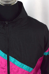 Black and Pink Spray Jacket