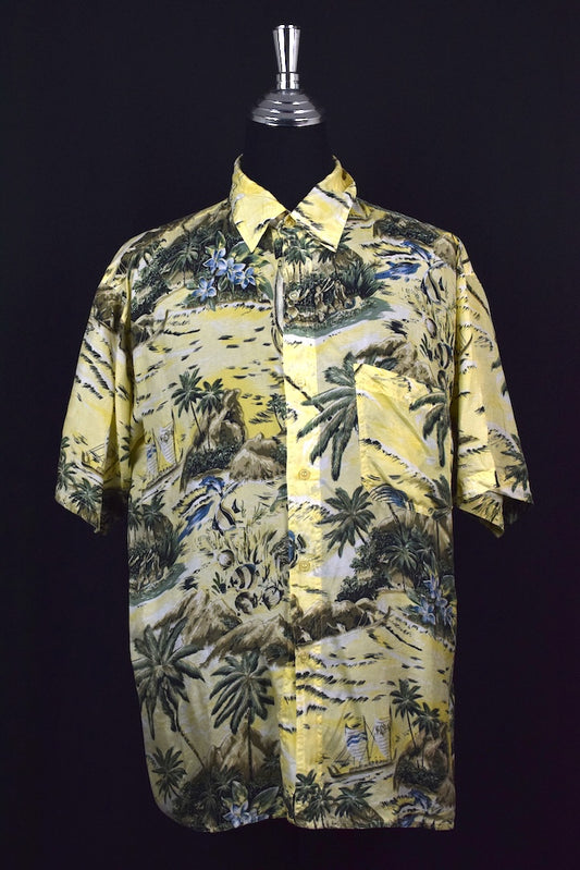 Tropical Island Print Shirt