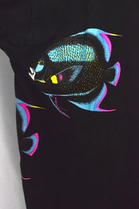 80s/90s Vibrant Fish Print Shirt