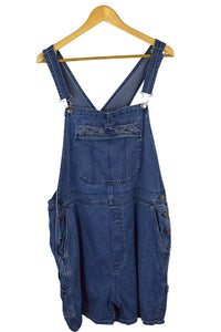 Floral Print Denim Overalls