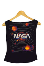 Load image into Gallery viewer, Reworked NASA Print Sleeveless T-shirt
