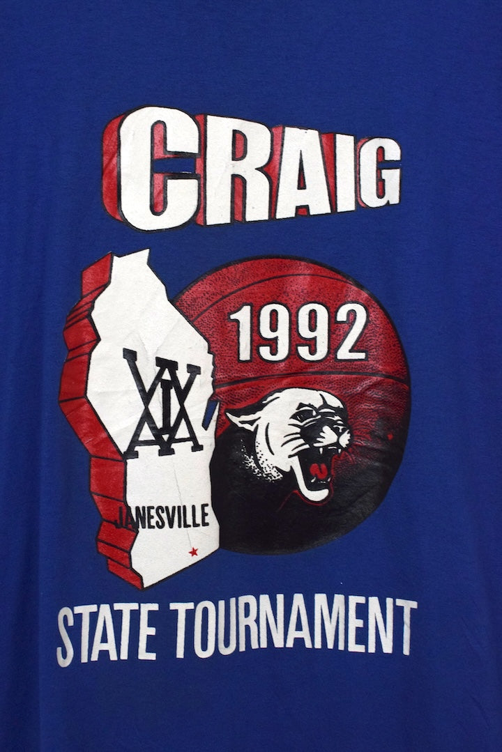 1992 Craig State Basketball Tournament T-Shirt