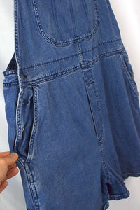Floral Print Denim Overalls