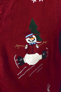 Snowman Knitted Vest
